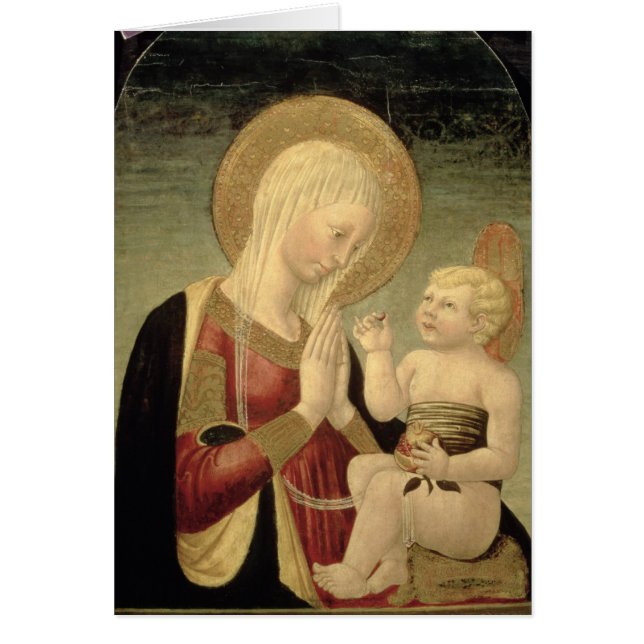 Madonna y niño con la granada (Frente)