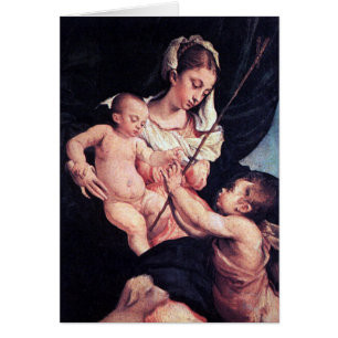 Madonna y niño con San Juan Bautista