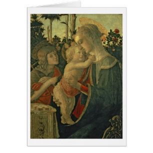Madonna y niño con St. John el Bautista (aceite o