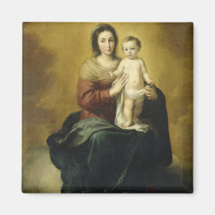 Madonna y niño, imanes del Bello Artes
