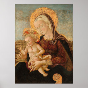 Madonna y Niño - P. Fiorentino Póster de Arte Fino