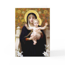 Madonna y niño por el navidad religioso de