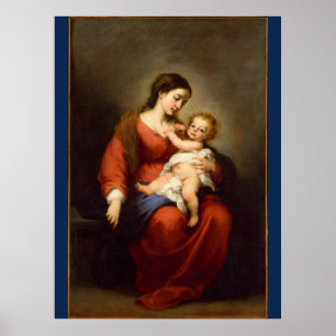 Madonna y niño... Póster