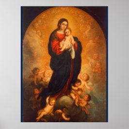 Madonna y niño... Póster