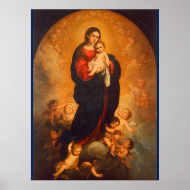 Madonna y niño... Póster (Frente)