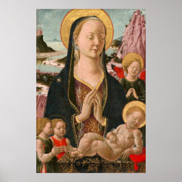 Madonna y Niño - Póster de Arte Fino Ferrarés