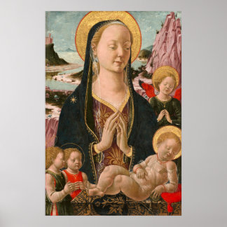 Madonna y Niño - Póster de Arte Fino Ferrarés
