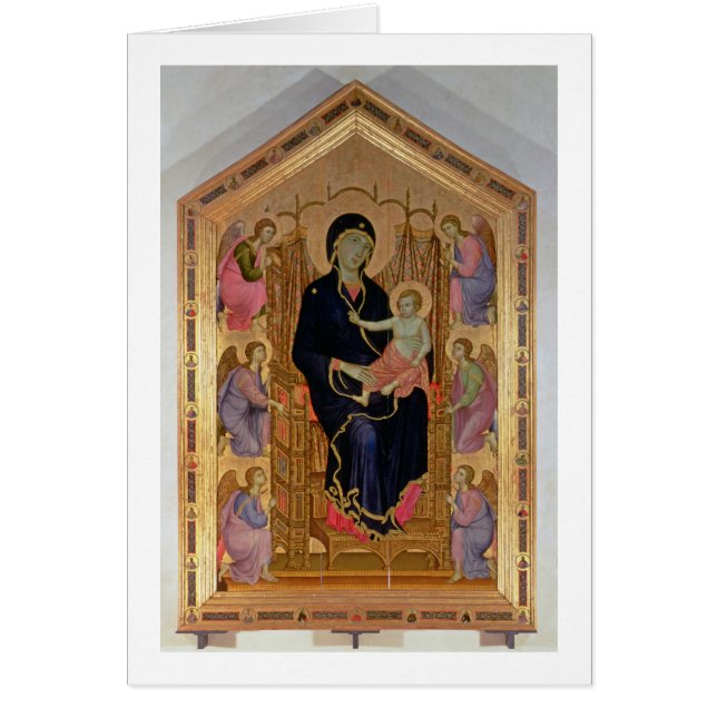 Madonna y niño (Rucellai Madonna) 1285 (tempera (Frente)