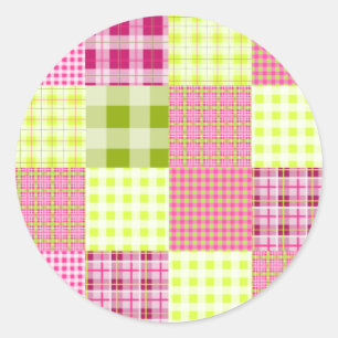 Madras inspiraron a un Pegatina de parches de plás