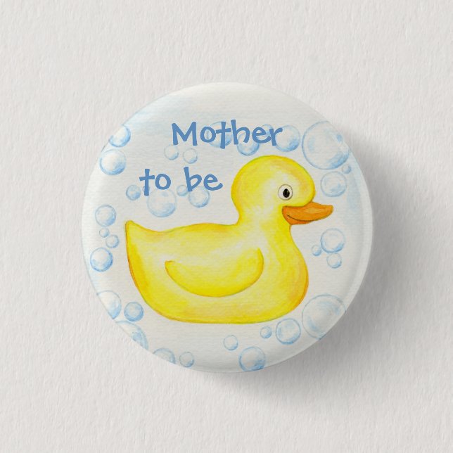 Madre a ser: Perno Ducky de goma del botón (Anverso)