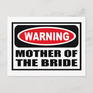 MADRE ADVERTENTE DE LA postal BRIDE