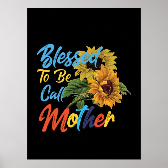 Madre Arte Bendecida Por Ser Madre (Frente)