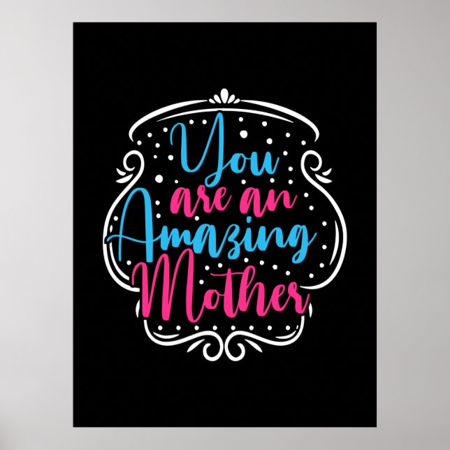 Madre arte eres una madre increíble (Frente)