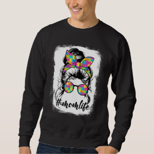 Madre autista Camisetas de vida mujeres madre auti