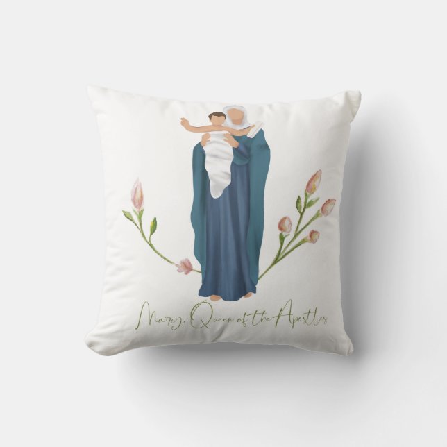Madre bendita, decoración casera, almohadas (Anverso)