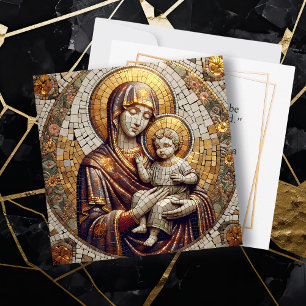 Madre Bendita María y Niño Jesús Navidad