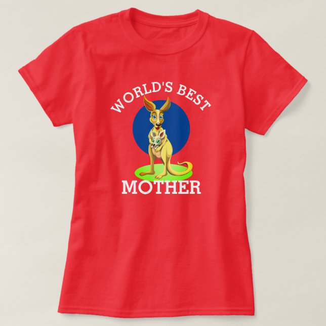 Madre canguro y camiseta bebé (Diseño del anverso)