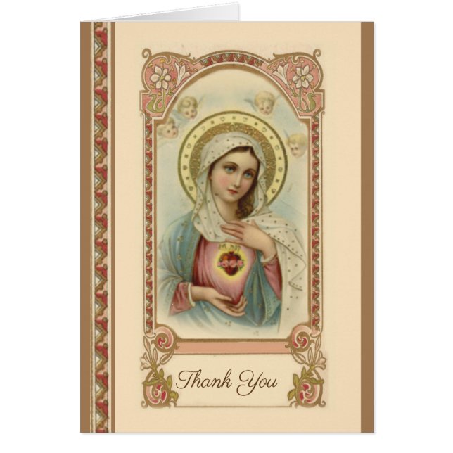 Madre Católica María Condolencia Gracias (Frente)