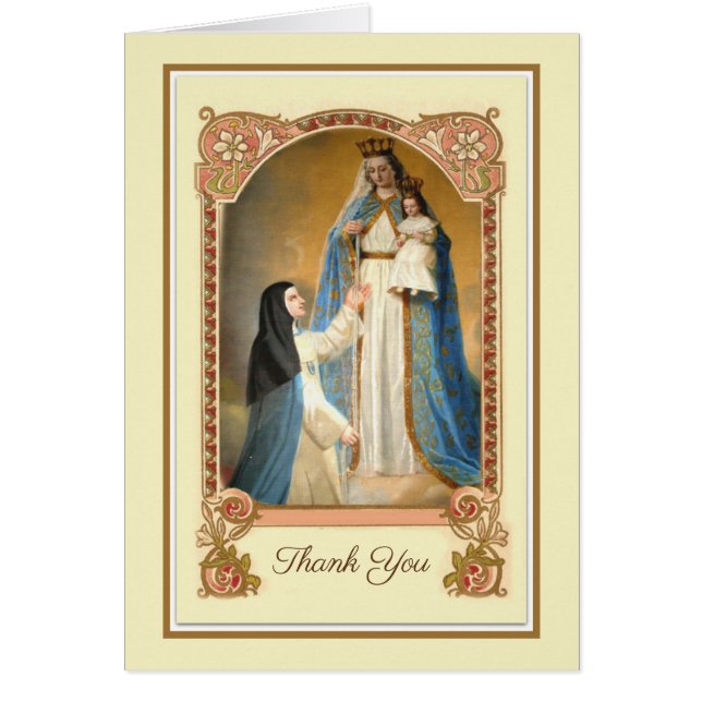 Madre Católica María Condolencia Gracias (Frente)