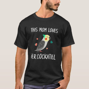 Madre Cockatiel Camiseta para el amante del pájaro