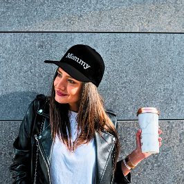 Madre con problemas, gorra de béisbol bordado negr