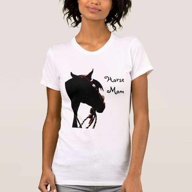 Madre de caballo - Camiseta de estilo occidental (Anverso)
