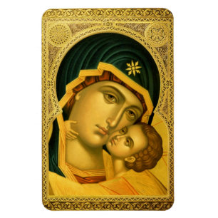 Madre de dios Glykophilousa -- Imán del icono