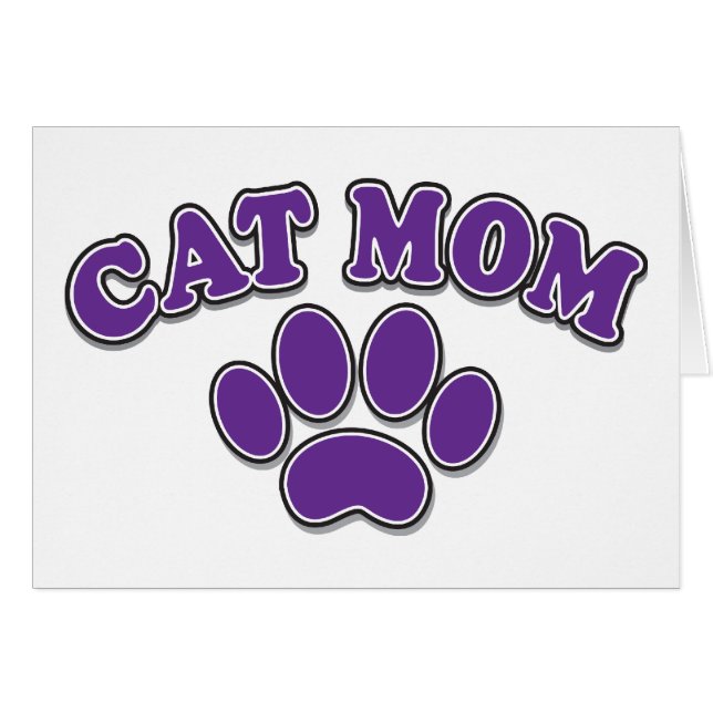 Madre de gato del día de la madre (Anverso (Horizontal))