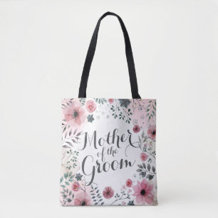 Madre de la acuarela de Groom   Bolso de tela