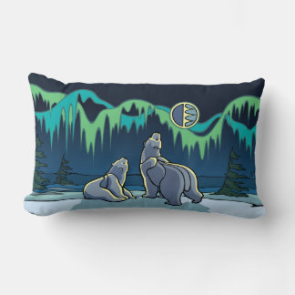 Madre de la almohada de arte del oso polar con. Pi