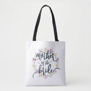 Madre de la caligrafía de la novia Boda Bolsa To