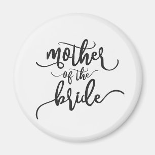 Madre de la caligrafía de la novia Boda Imán