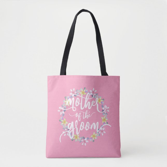 Madre de la caligrafía del Boda Groom| Bolsa Tote (Anverso)