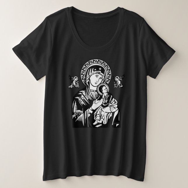 Madre de la camiseta de ayuda perpetua (Anverso del diseño)