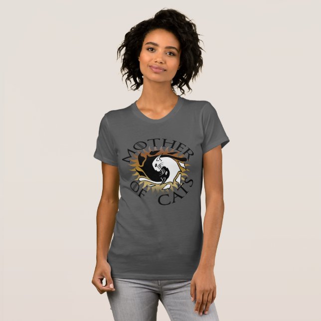 Madre de la camiseta de los gatos (Anverso completo)