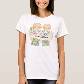 Madre de la camiseta de los gemelos