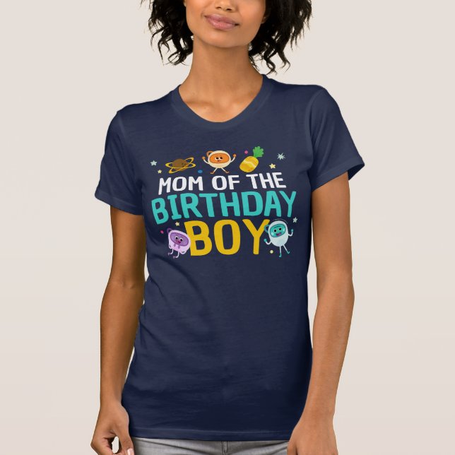 Madre de la camiseta de un niño de cumpleaños (Anverso)
