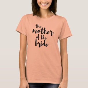 Madre de la camiseta del Boda del partido de novia