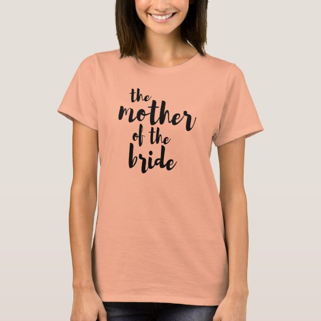 Madre de la camiseta del Boda del partido de novia (Anverso)