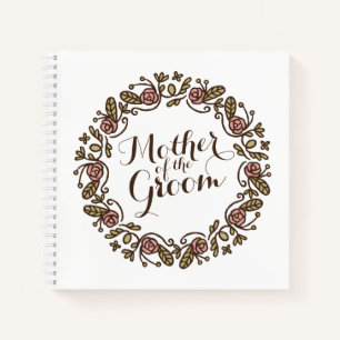 Madre de la elegante boda del Groom   Cuaderno