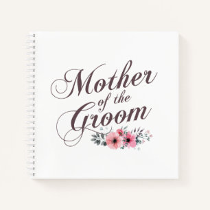 Madre de la elegante boda del Groom   Cuaderno