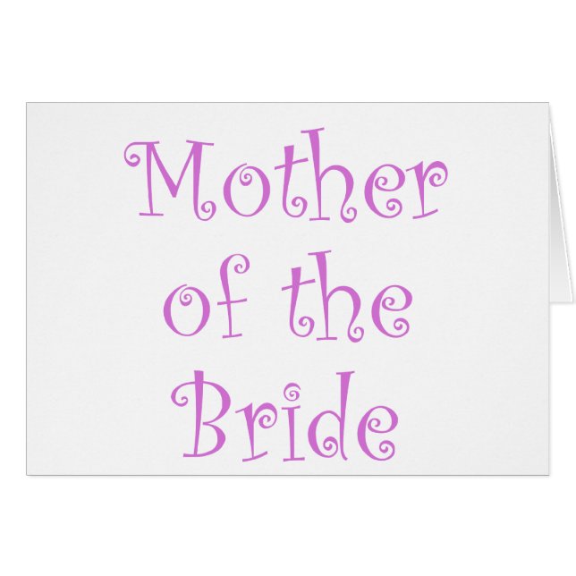 Madre de la novia (Anverso (Horizontal))