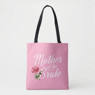 Madre de la Novia Bodas Caligrafía Bolsa tote