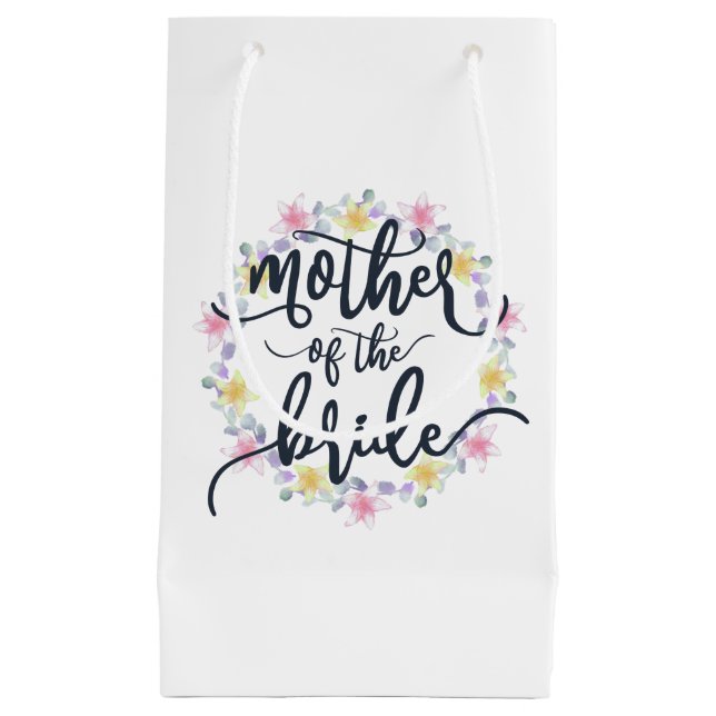 Madre de la Novia Caligrafía de Boda | Bolsa de Re (Anverso)