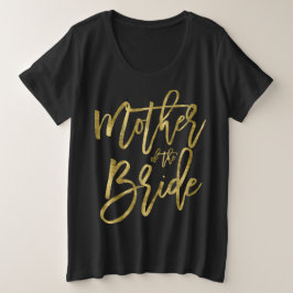 Madre De La Novia Faux Gold Plus Size