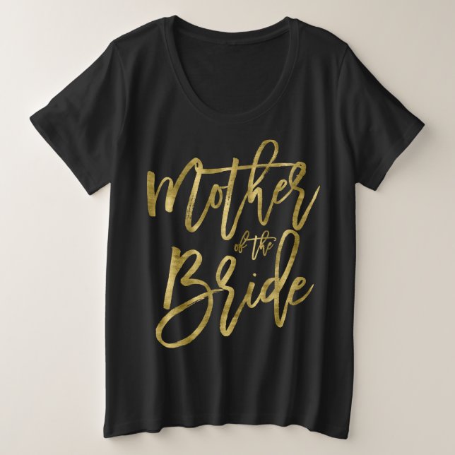 Madre De La Novia Faux Gold Plus Size (Anverso del diseño)