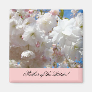 Madre de la Novia imanes Flor de Floración Rosa
