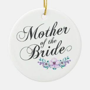 Madre de la novia que casa el ornamento del  