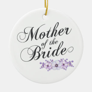 Madre de la novia que casa el ornamento del  