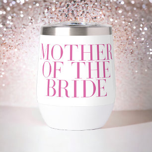 Madre de la novia Rosa Moderno Personalizado elega